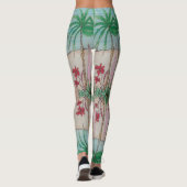 Tropisches Design Leggings (Rückseite)