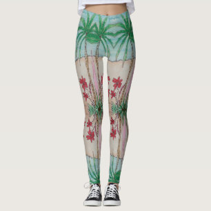 Tropisches Design Leggings