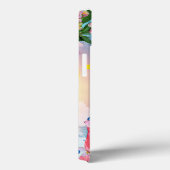 Tropisches Design mit Ihrem Namen & Foto Case Mate (Rückseite / Rechts)