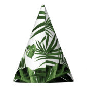 Tropisches Dschungel-Blätter Muster #12 (2020 Edit Partyhütchen (Rückseite)