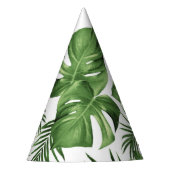 Tropisches Dschungel-Blätter Muster #12 (2020 Edit Partyhütchen (Vorderseite)