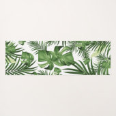 Tropisches Dschungel-Blätter Muster #12 (2020 Edit Yogamatte (Rückseite (Horizontal))