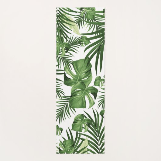 Tropisches Dschungel-Blätter Muster #12 (2020 Edit Yogamatte (Rückseite)