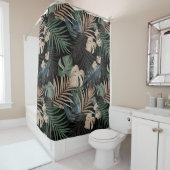 Tropisches Dschungel-Nachtprogramm 13 - Wiederholu Duschvorhang (Beispiel)