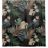 Tropisches Dschungel-Nachtprogramm 13 - Wiederholu Duschvorhang (Vorderseite)