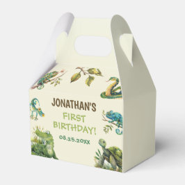 Tropisches Dschungel Reptile Kindergeburtstag Part Geschenkschachtel