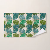 Tropisches Dschungelblättern Badhandtuch Set (Handtuch)