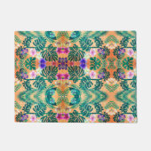 Tropisches Dschungelgemälde Fußmatte (Vorderseite)