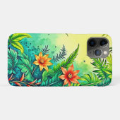 Tropisches Dschungelparadies Design Case-Mate iPhone Hülle (Rückseite (Horizontal))