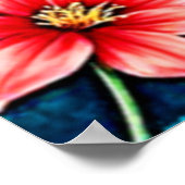 Tropisches Dschungelparadies Design Poster (Ecke)