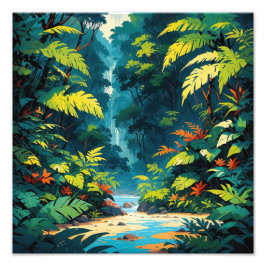 Tropisches Dschungelparadies Frische Pasta machen Fotodruck