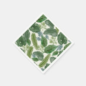 Tropisches Dschungelservieren Serviette (Ecke)