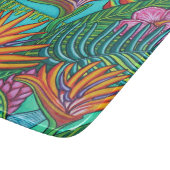 Tropisches Edelstein-Glasschneiden-Brett Schneidebrett (Ecke)