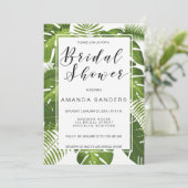 Tropisches elegantes der einladung (Stehend Vorderseite)