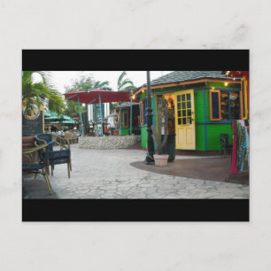 Tropisches Essen Postkarte