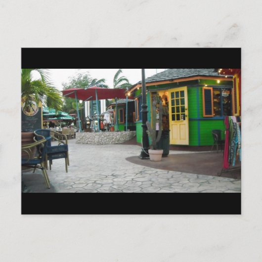 Tropisches Essen Postkarte (Vorderseite)