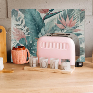 Tropisches Essenzglas Schneidebrett