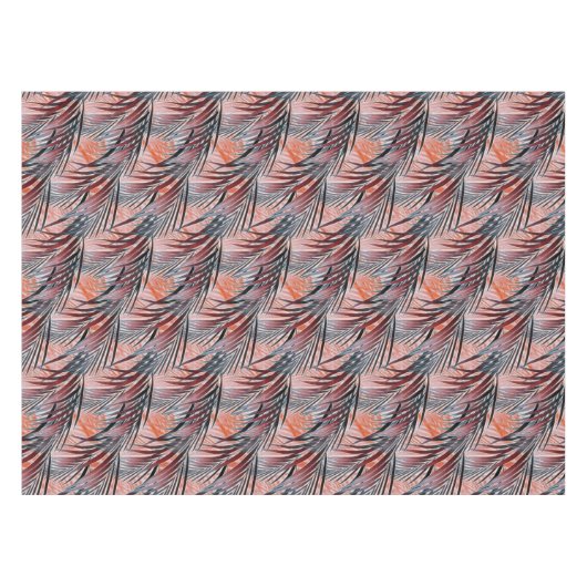 Tropisches Exotisches Palmmuster Blätter Surreal M Tischdecke (Vorderseite (Horizontal))
