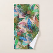 Tropisches Farn-, Palmen-und Bananen-Blätter Badhandtuch Set (Handtuch)