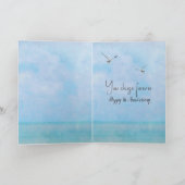 Tropisches Fenster zum ersten Jahrestag Karte (Innenseite)