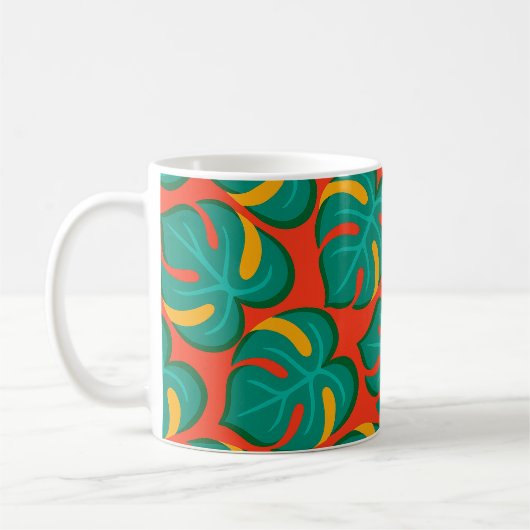 Tropisches Fiesta-Muster Kaffeetasse (Links)
