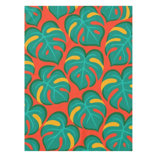 Tropisches Fiesta-Muster Tischdecke (Vorderseite)