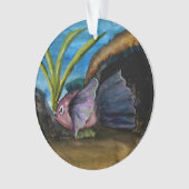 Tropisches Fisch-Aquarell-Florida-Weihnachten Ornament (Vorderseite)