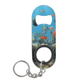 Tropisches Fisch-Chaos Schlüsselbund Flaschenöffner (Vorderseite)