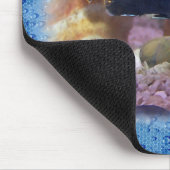 Tropisches Fisch-Digital-Aquarell Mousepad (Ecke)