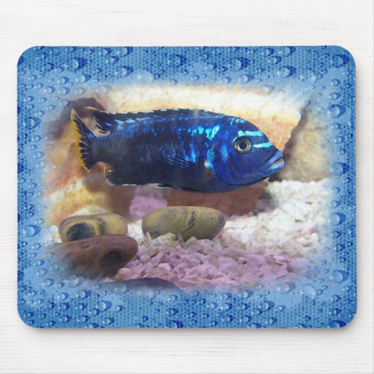 Tropisches Fisch-Digital-Aquarell Mousepad (Vorne)