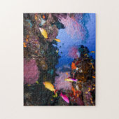 Tropisches Fisch-Great Barrier Reef Korallenmeer Puzzle (Vertikal)