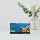 Tropisches Fisch-Great Barrier Reef Korallenmeer Visitenkarte (Stehend Vorderseite)