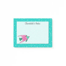 Tropisches Fisch-Rosa und aquamarines