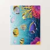 Tropisches Fisch-Spielpuzzle Puzzle (Vertikal)