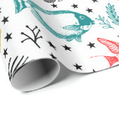 Tropisches Fisch-Wrapping-Papier Geschenkpapier (Rolleneckpunkt)