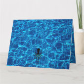 Tropisches Fischaquarium Geburtskarte Karte (Rückseite)