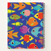 Tropisches Fischaquarium Niedliches Kind Notizblock (Rückseite)