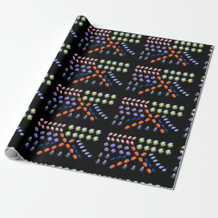 Tropisches Fischbild zum Verpacken von Papier Geschenkpapier