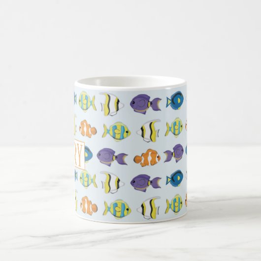 Tropisches Fischmuster 11 oz Klassische Tasse (Mittel)