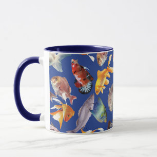 tropisches Fischmuster Tasse