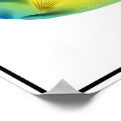 Tropisches Fischplakat Poster (Ecke)