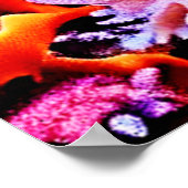 Tropisches Fischriff Unterwasser Poster (Ecke)