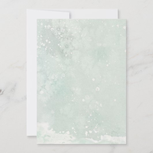 Tropisches Flamingo Einladung zum 50. Geburtstag (Rückseite)