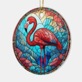 Tropisches Flamingo Keramik Dekorative Ornamente (Links)
