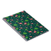 Tropisches Flamingo-Muster Notizblock (Rechte Seite)