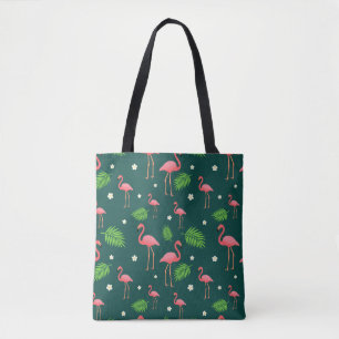 Tropisches Flamingo-Muster Tasche