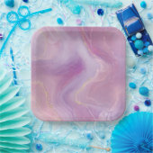 Tropisches Flamingo-Plateau Pappteller (Party)