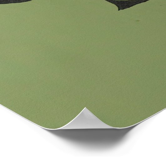 Tropisches Flamingo Poster (Ecke)