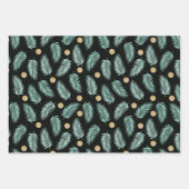 Tropisches Flamingo-Set von 3 Geschenkpapier Set (Vorderseite 2)