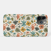 Tropisches Flamingo- und Palmenbaum-Muster Case-Mate iPhone Hülle (Rückseite (Horizontal))